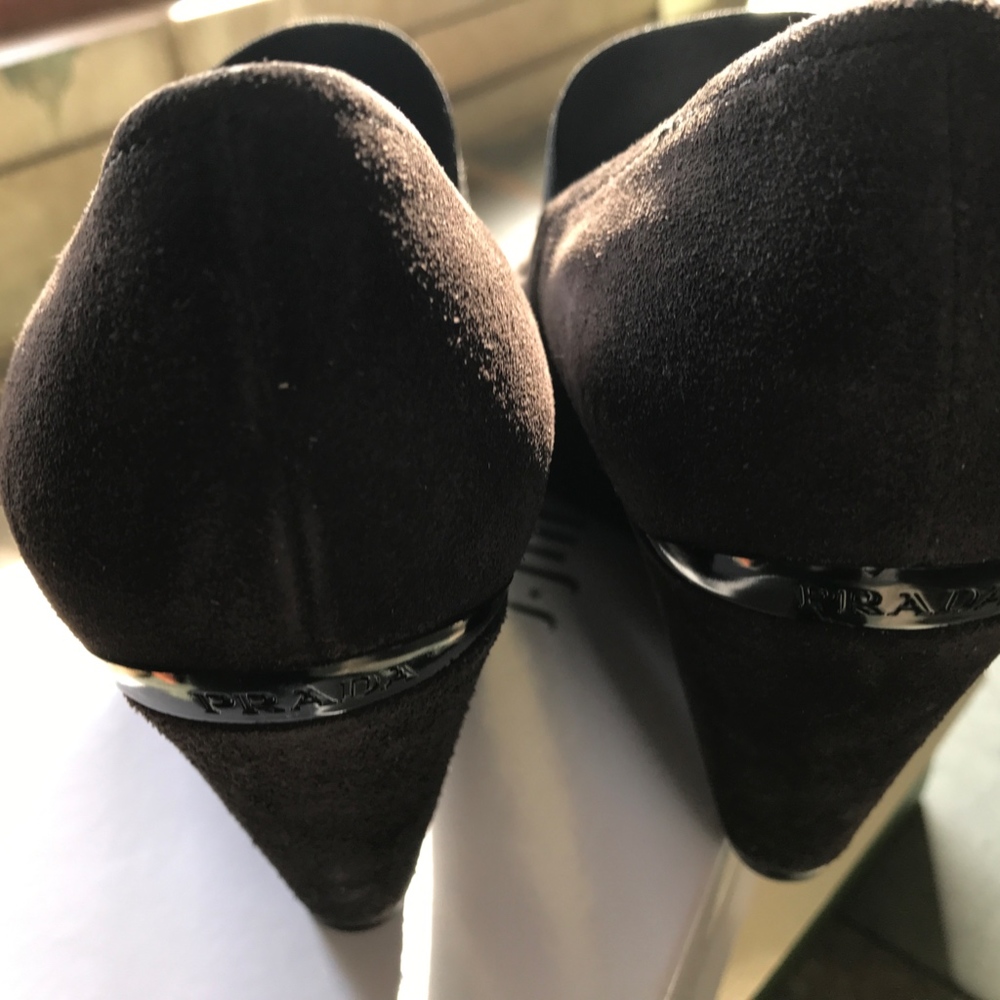 PRADA Suede Wedge MaryJane - Picture 3 of 5